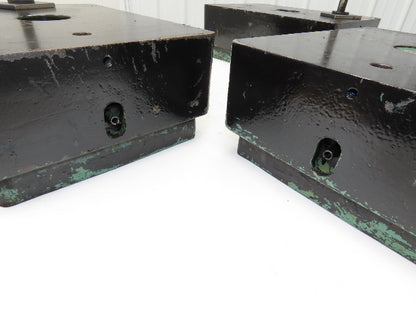 Milling Base Leveler Feet Machine Isolator Rubber Mounting Pads 20x14" Lot of 3