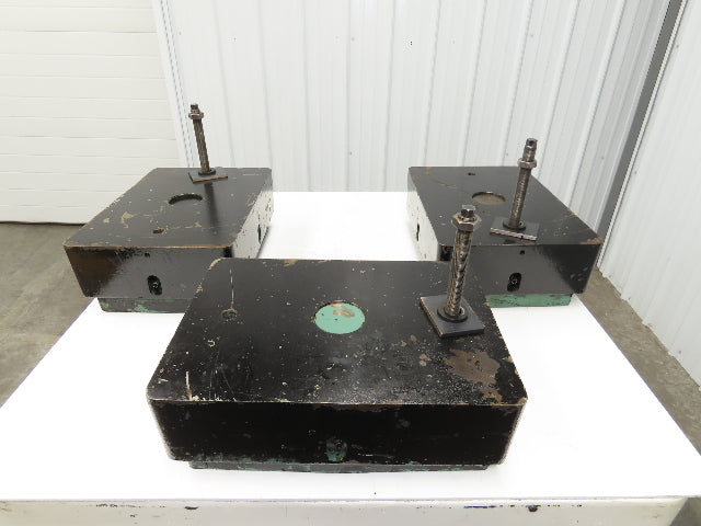 Milling Base Leveler Feet Machine Isolator Rubber Mounting Pads 20x14" Lot of 3