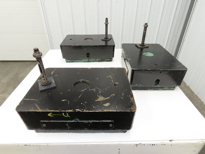 Milling Base Leveler Feet Machine Isolator Rubber Mounting Pads 20x14" Lot of 3