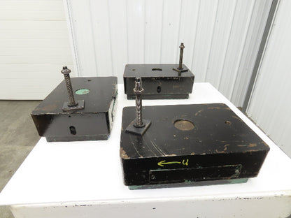 Milling Base Leveler Feet Machine Isolator Rubber Mounting Pads 20x14" Lot of 3