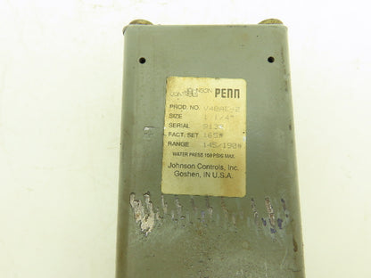 Johnson Controls V48AE-2 Water Thermal Expansion Valve 1-1/4" NPT 150PSI 165#