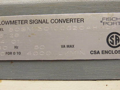 ABB Fischer Porter 50SM1301CCG20ABHC2 Magnetic Flowmeter Signal Converter