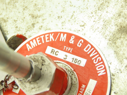 Ametek RC 3 150 Diaphragm Seal 3" Flanged DC-200 Fluid Filled 7.5"OD