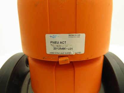 Georg Fischer Diastar Ten CPVC EPDM Size 2 Diaphragm Valve Pneumatic Actuator