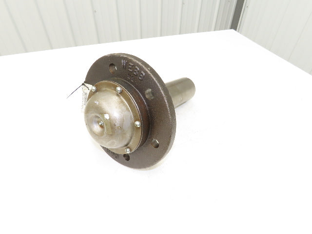 Jervis B Webb Trolley Conveyor Traction Wheel Support Post Flanged Bearing Hub