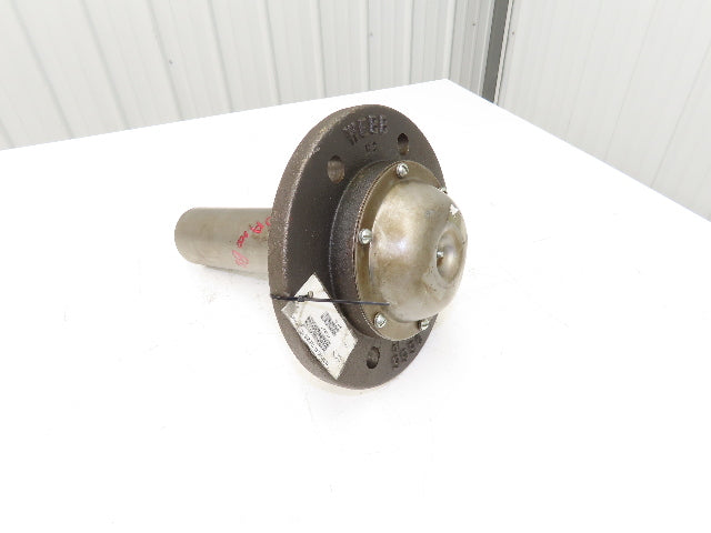 Jervis B Webb Trolley Conveyor Traction Wheel Support Post Flanged Bearing Hub