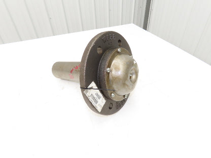 Jervis B Webb Trolley Conveyor Traction Wheel Support Post Flanged Bearing Hub