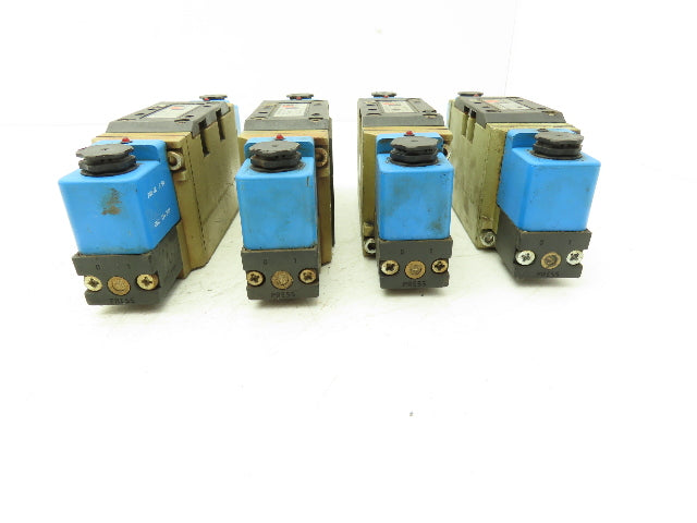 Ross W6576A2407 Pneumatic Double Solenoid Valve 24VDC 5/2-way  Lot of 4
