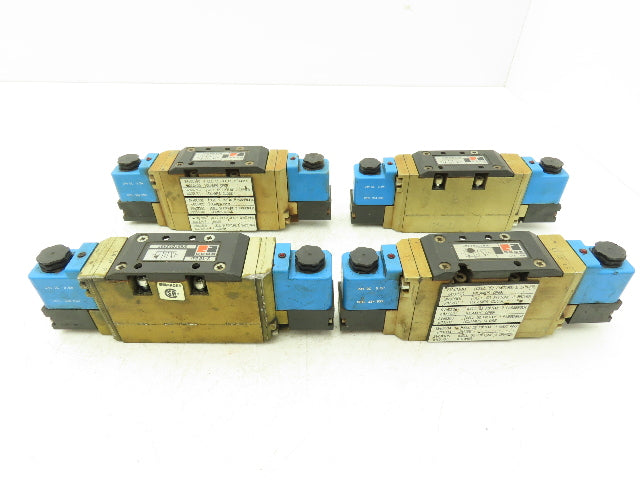 Ross W6576A2407 Pneumatic Double Solenoid Valve 24VDC 5/2-way  Lot of 4