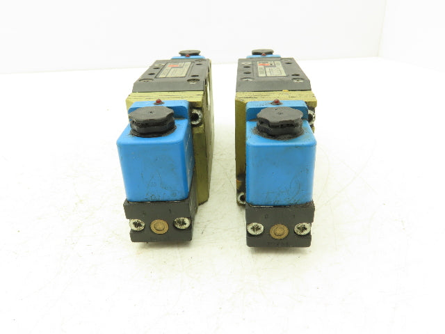 Ross W6577A2401 Pneumatic Double Solenoid Valve 24VDC 5/3-way  Lot of 2