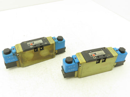 Ross W6577A2401 Pneumatic Double Solenoid Valve 24VDC 5/3-way  Lot of 2