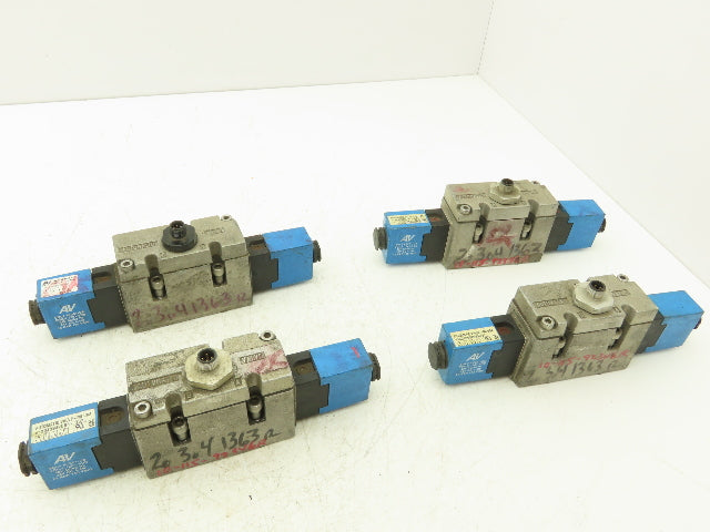 Automatic Valve 413D43S39DS3DB7 Pneumatic Solenoid Valve 24VDC 5/3  Lot of 4