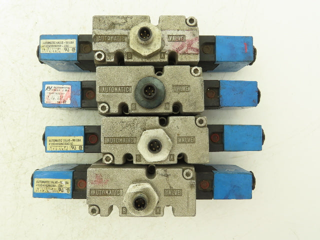 Automatic Valve 413D43S39DS3DB7 Pneumatic Solenoid Valve 24VDC 5/3  Lot of 4