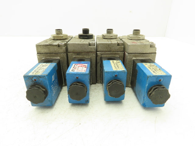 Automatic Valve 413D43S39DS3DB7 Pneumatic Solenoid Valve 24VDC 5/3  Lot of 4