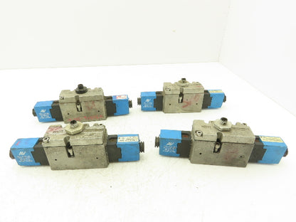 Automatic Valve 413D43S39DS3DB7 Pneumatic Solenoid Valve 24VDC 5/3  Lot of 4