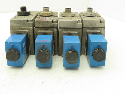 Automatic Valve 413D43S39DS3DB7 Pneumatic Solenoid Valve 24VDC 5/3  Lot of 4