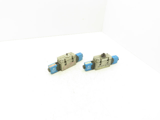 Automatic Valve 409D43S39DS3DB7 Pneumatic Solenoid Valve 24VDC 5/3  Lot of 2