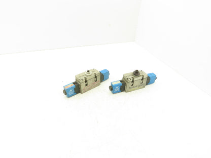 Automatic Valve 409D43S39DS3DB7 Pneumatic Solenoid Valve 24VDC 5/3  Lot of 2