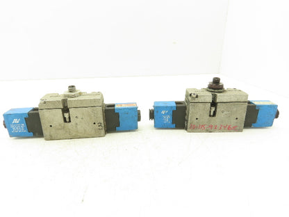 Automatic Valve 409D43S39DS3DB7 Pneumatic Solenoid Valve 24VDC 5/3  Lot of 2