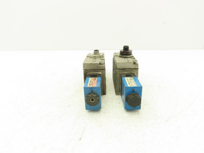 Automatic Valve 409D43S39DS3DB7 Pneumatic Solenoid Valve 24VDC 5/3  Lot of 2