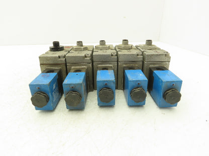 Automatic Valve 416D43S39DS3DB7 Pneumatic Solenoid Valve 24VDC 5/3  Lot of 5