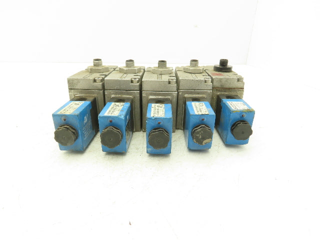 Automatic Valve 416D43S39DS3DB7 Pneumatic Solenoid Valve 24VDC 5/3  Lot of 5