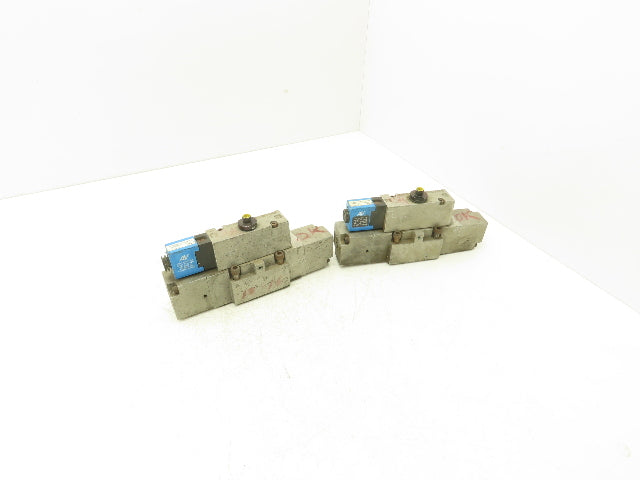 Automatic Valve 416B67S31C-DB7 Pneumatic Solenoid Valve 24VDC 5/2  Lot of 2