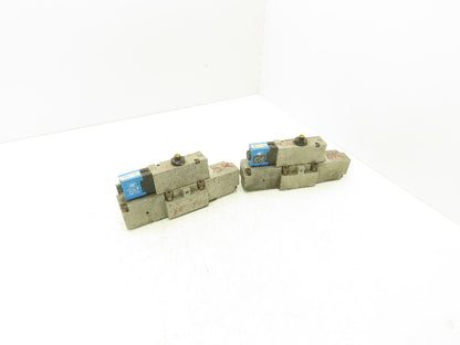 Automatic Valve 416B67S31C-DB7 Pneumatic Solenoid Valve 24VDC 5/2  Lot of 2