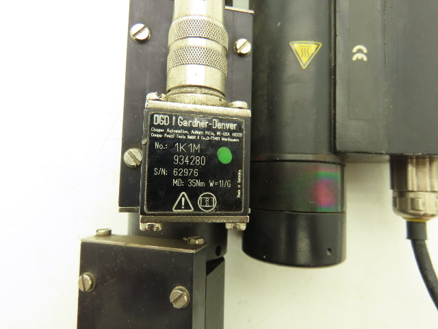 Gardner-Denver 1BUB-1B030A-2/1K1M-12A Fixture Nutrunner 35 NM 320VDC DGD