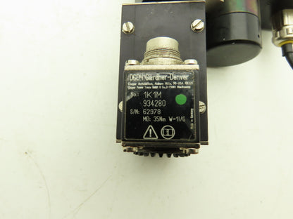 Gardner-Denver 1BUB-1B030A-2/1K1M-12A Fixture Nutrunner 35 NM 320VDC DGD