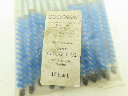 Goodway Technologies GTC-211-1/2 Blue 1/2" Nylon Tube Brushes