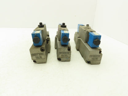 Automatic Valve 407B67S3S3-DB7 Pneumatic Solenoid Valve 24VDC 5/2  Lot of 3