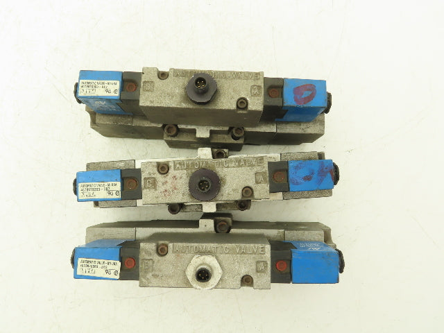 Automatic Valve 407B67S3S3-DB7 Pneumatic Solenoid Valve 24VDC 5/2  Lot of 3