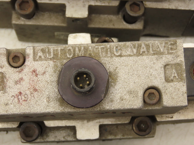 Automatic Valve 407B67S3S3-DB7 Pneumatic Solenoid Valve 24VDC 5/2  Lot of 3