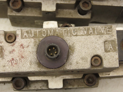 Automatic Valve 407B67S3S3-DB7 Pneumatic Solenoid Valve 24VDC 5/2  Lot of 3