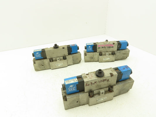 Automatic Valve 407B67S3S3-DB7 Pneumatic Solenoid Valve 24VDC 5/2  Lot of 3
