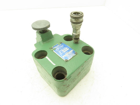 Vickers CG-10-CV20 Hydraulic Pressure Relief Valve 500-2000 PSI