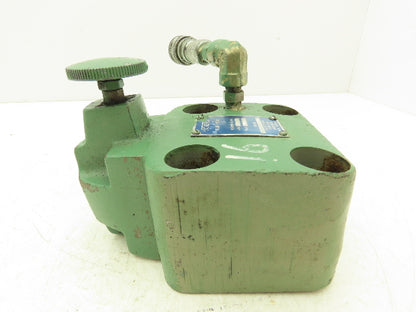 Vickers CG-10-BY-20 Hydraulic Pressure Relief Valve 125-1000 PSI