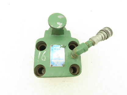 Vickers CG-10-BY-20 Hydraulic Pressure Relief Valve 125-1000 PSI