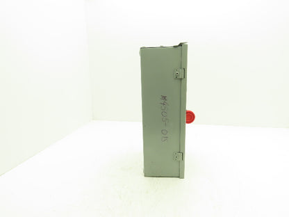 Eaton DH362URK Safety Disconnect Switch 60A 600V Non-Fusible 3 Pole 3R Enclosure