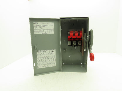 Eaton DH362URK Safety Disconnect Switch 60A 600V Non-Fusible 3 Pole 3R Enclosure