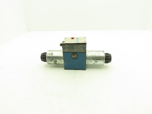 Rexroth 4WE10J31/CG24N9DK24L Hydraulic Directional Dual Solenoid Valve 24VDC