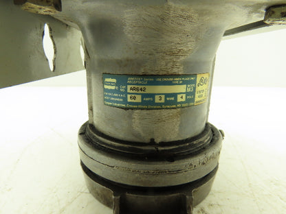 Cutler Hammer Safety Disconnect Switch 60A 600V Fused Crouse Arktite Receptacle