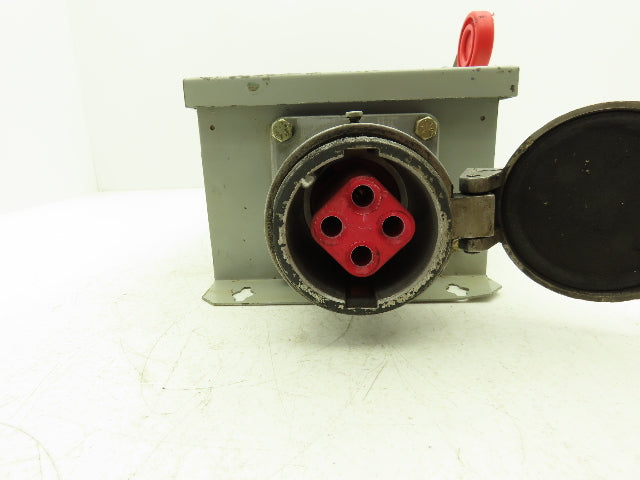 Cutler Hammer Safety Disconnect Switch 60A 600V Fused Crouse Arktite Receptacle