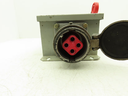 Cutler Hammer Safety Disconnect Switch 60A 600V Fused Crouse Arktite Receptacle