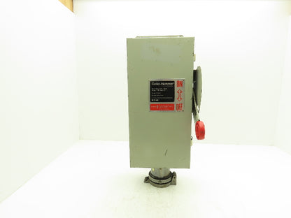 Cutler Hammer Safety Disconnect Switch 60A 600V Fused Crouse Arktite Receptacle