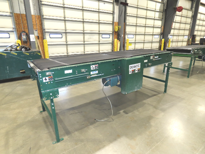 Dematic 39"x 10' Gapper Conveyor 34" Belt 2-Speed Package Gapping 90/160fpm
