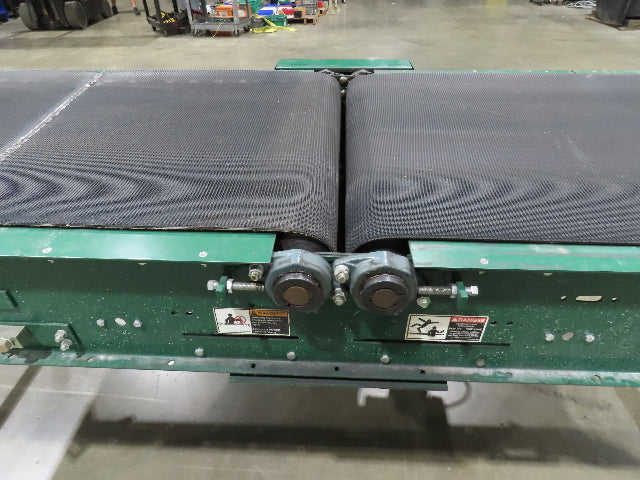 Dematic 39"x 10' Gapper Conveyor 34" Belt 2-Speed Package Gapping 90/160fpm