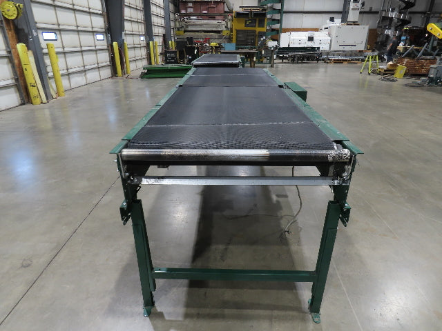 Dematic 39"x 10' Gapper Conveyor 34" Belt 2-Speed Package Gapping 90/160fpm