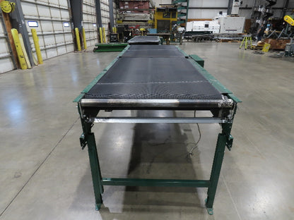 Dematic 39"x 10' Gapper Conveyor 34" Belt 2-Speed Package Gapping 90/160fpm